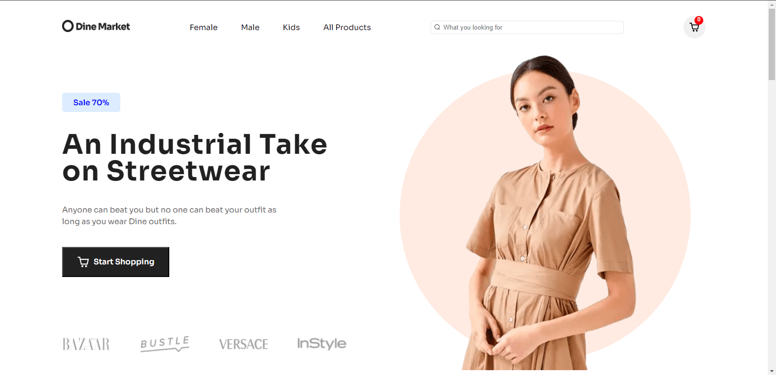 Head Short of Dine Market